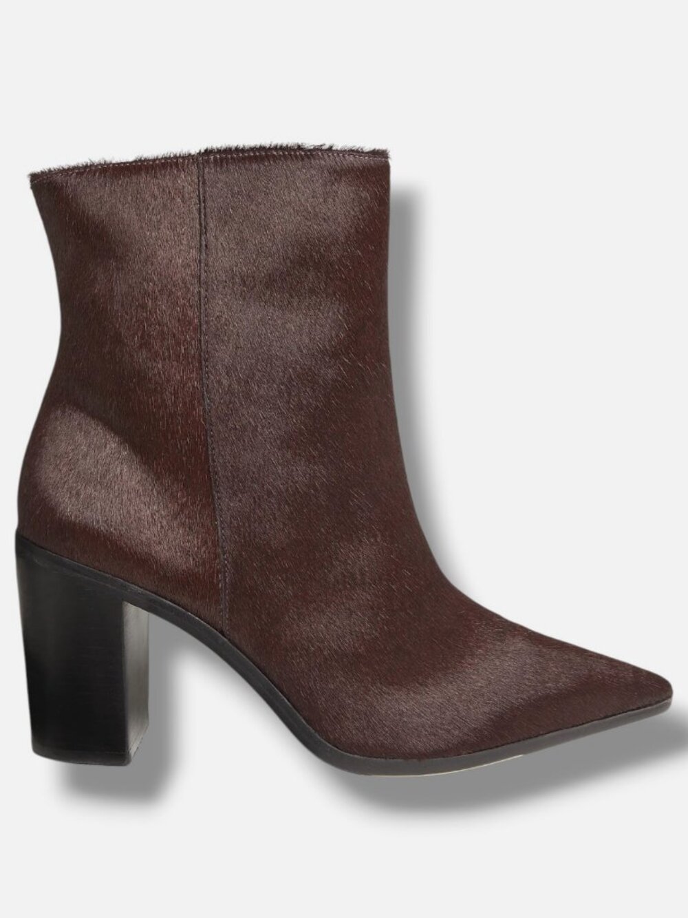 SCHUTZ Women's Brown Mikki Block-Heel Ankle Boots Shoes Size 7B